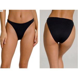 *** Good American Better Bikini Bottoms GSW004 Black PLUS NWT